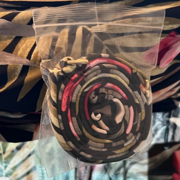 Kona Sol Black and Pink Tropical Bikini - Picture 3 of 5